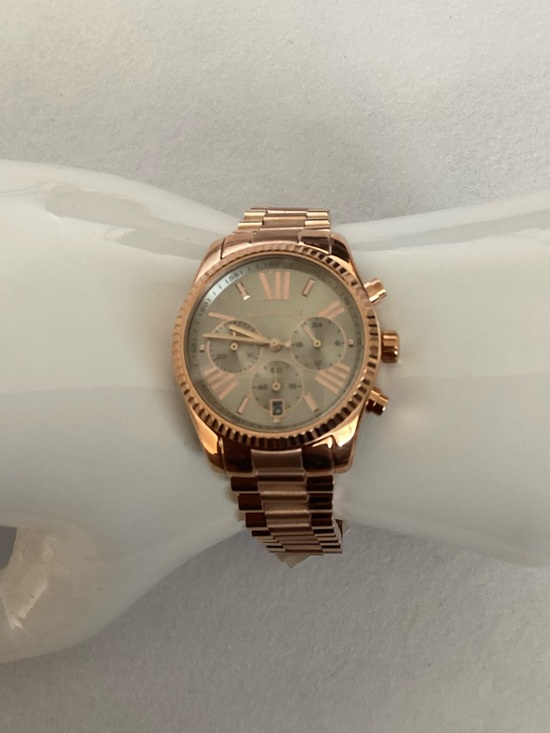 Michael Kors Lexington Chronograph Rose GoldTone Stainless Steel Bracelet Watch main image 5